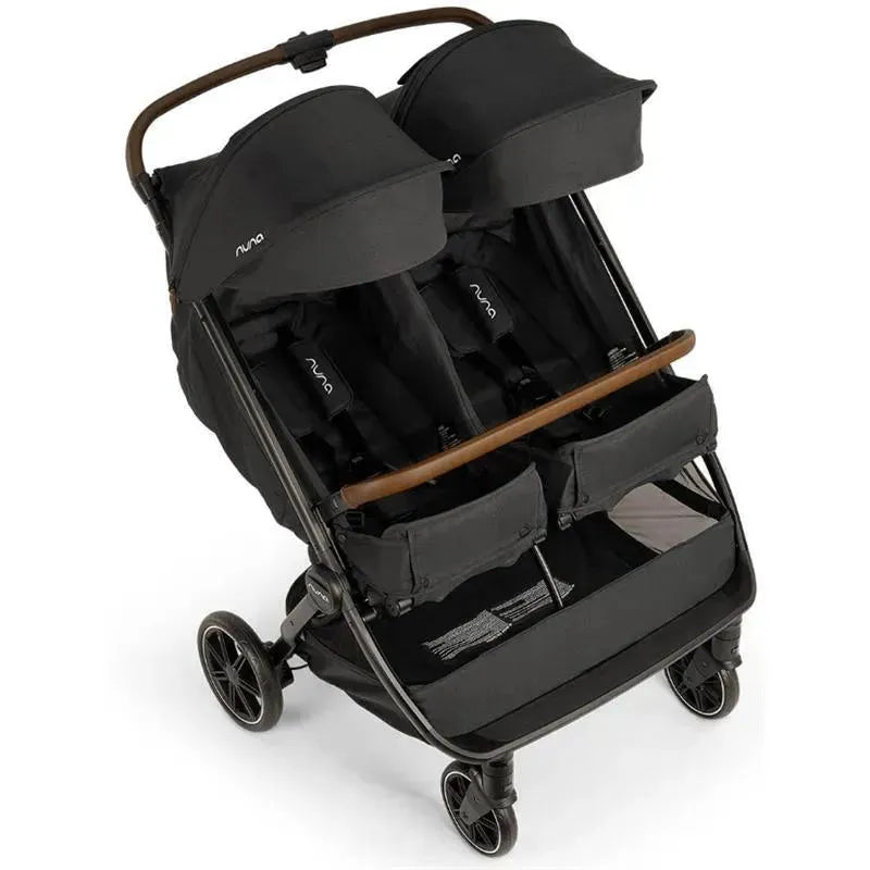 Nuna - Trvl Double Stroller, Caviar