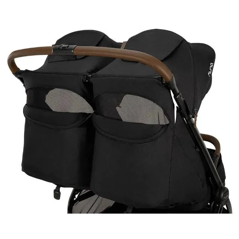 Nuna - Trvl Double Stroller, Caviar