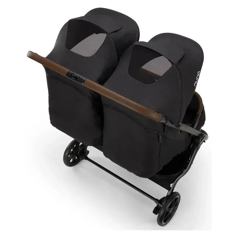 Nuna - Trvl Double Stroller, Caviar