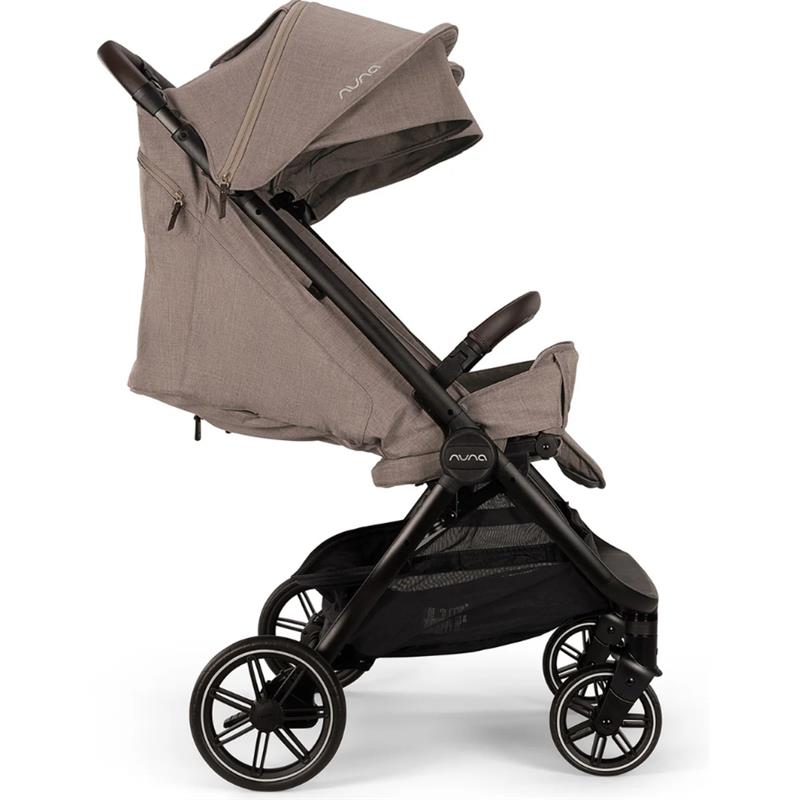 Nuna - TRVL Dubl Lightweight Side by Side Double Stroller, Cedar