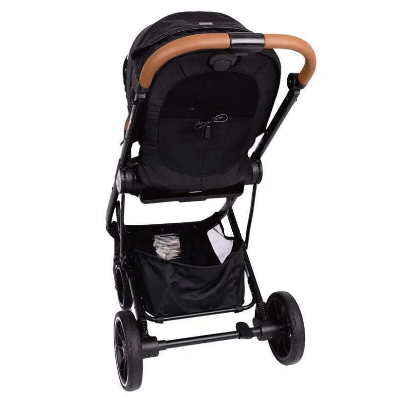 Primo Passi - Icon V2 Stroller, Newborn to Toddler with Reversible Seat & Compact Fold, All Black
