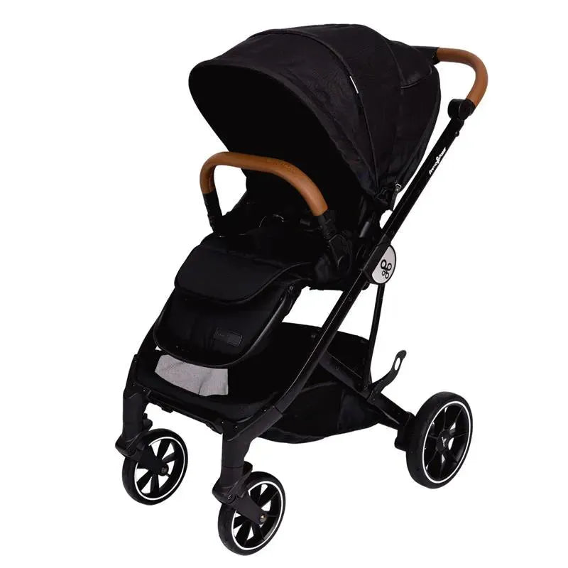 Primo Passi - Icon V2 Stroller, Newborn to Toddler with Reversible Seat & Compact Fold, All Black