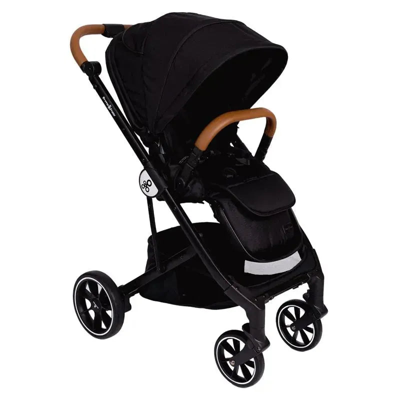 Primo Passi - Icon V2 Stroller, Newborn to Toddler with Reversible Seat & Compact Fold, All Black