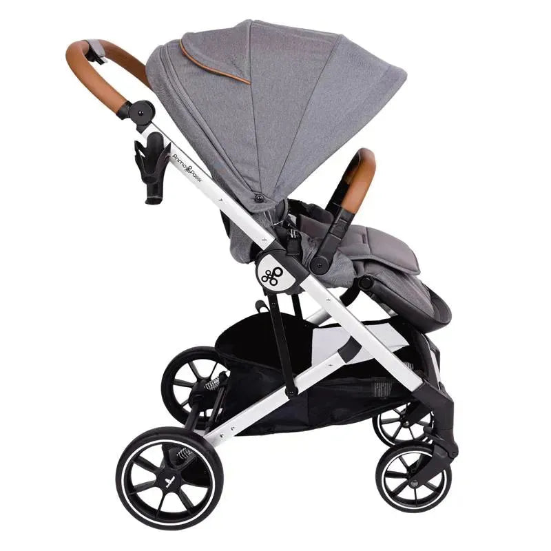 Primo Passi - Icon V2 Stroller, Newborn to Toddler with Reversible Seat & Compact Fold, Gray Melange
