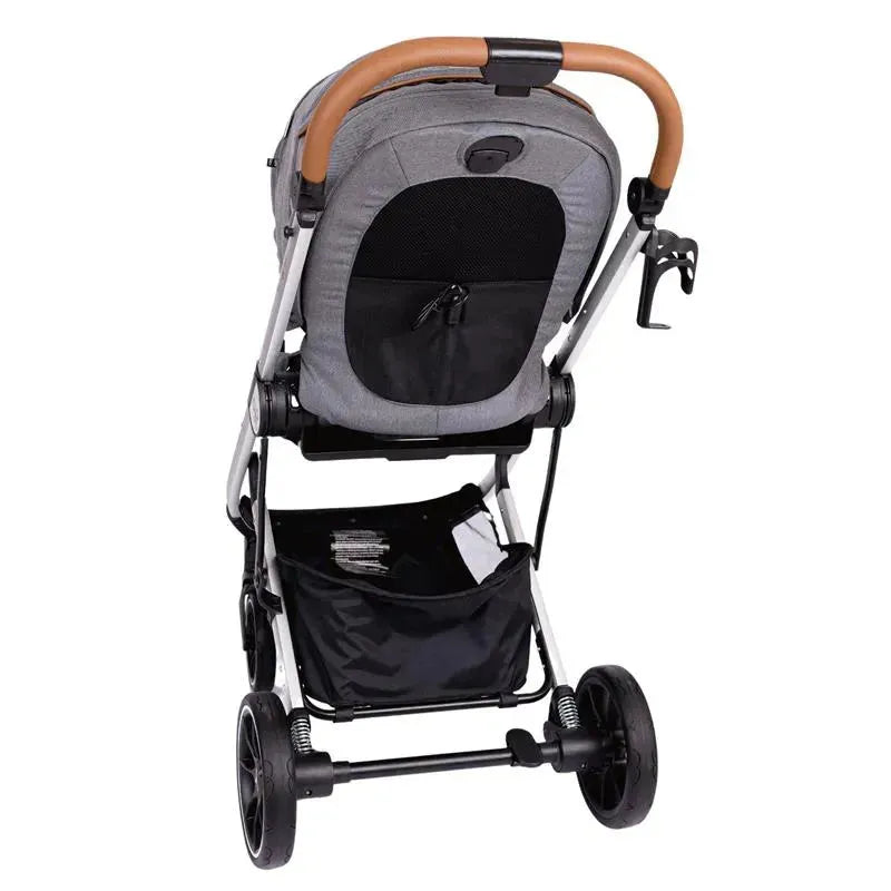 Primo Passi - Icon V2 Stroller, Newborn to Toddler with Reversible Seat & Compact Fold, Gray Melange