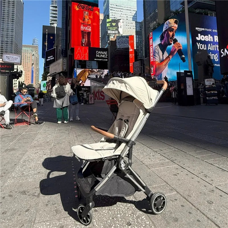 Primo Passi - Icon Travel Stroller Special Edition, Chrome Frame/Beige