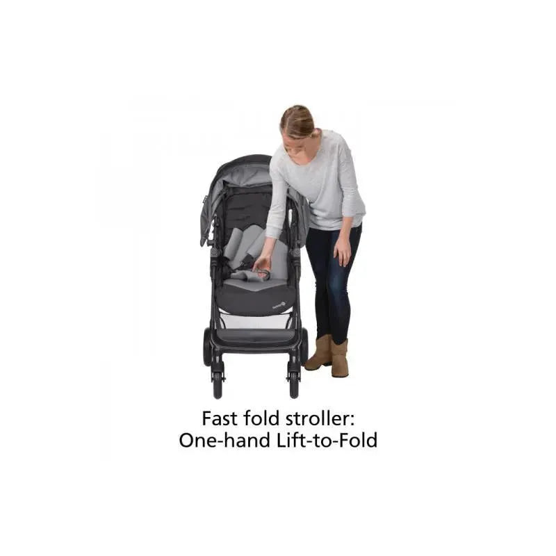 Safety 1St Smooth Ride Stroller Travel System, Monument