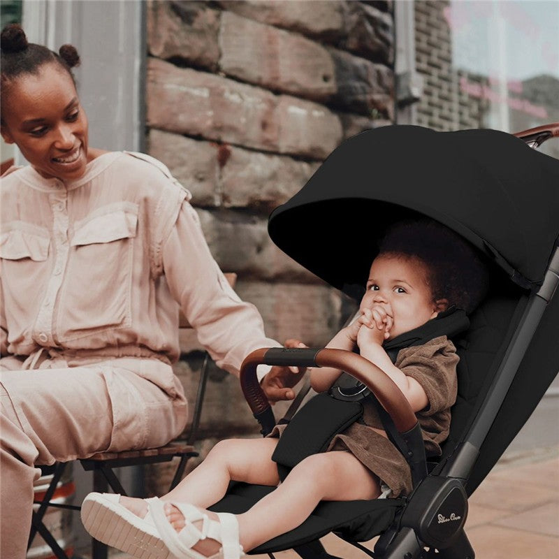 Silver Cross - Clic Lightweight Stroller, Space (Black)