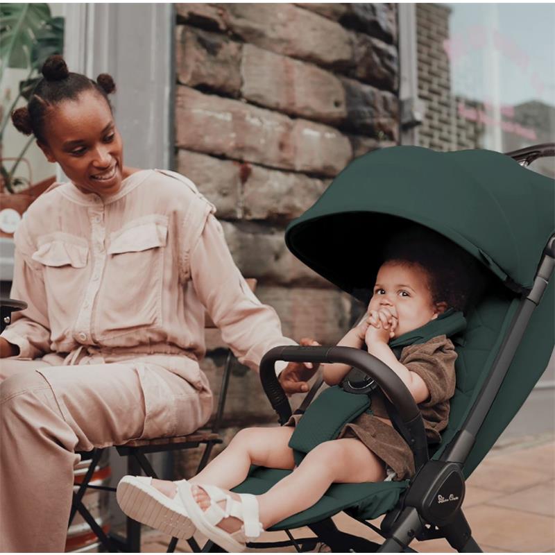 Silver Cross - Clic Lightweight Stroller, Conifer (Green)