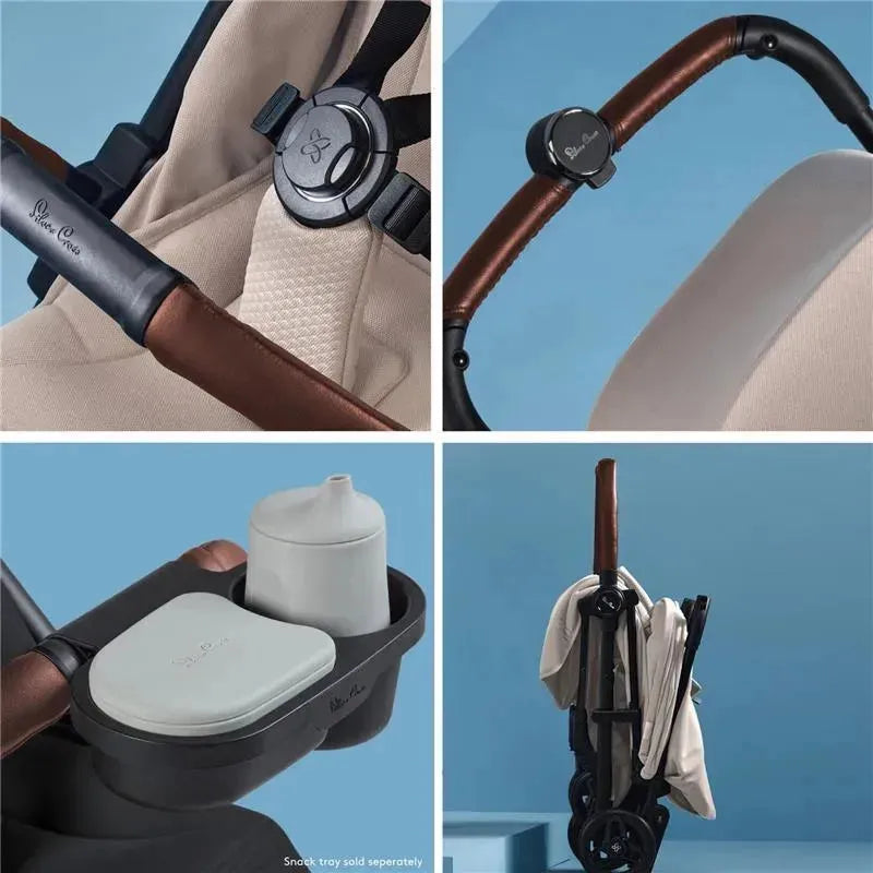 Silver Cross - Jet 5 Lightweight Stroller Almond White