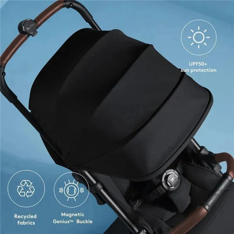 Silver Cross - Jet 5 Lightweight Stroller, Black