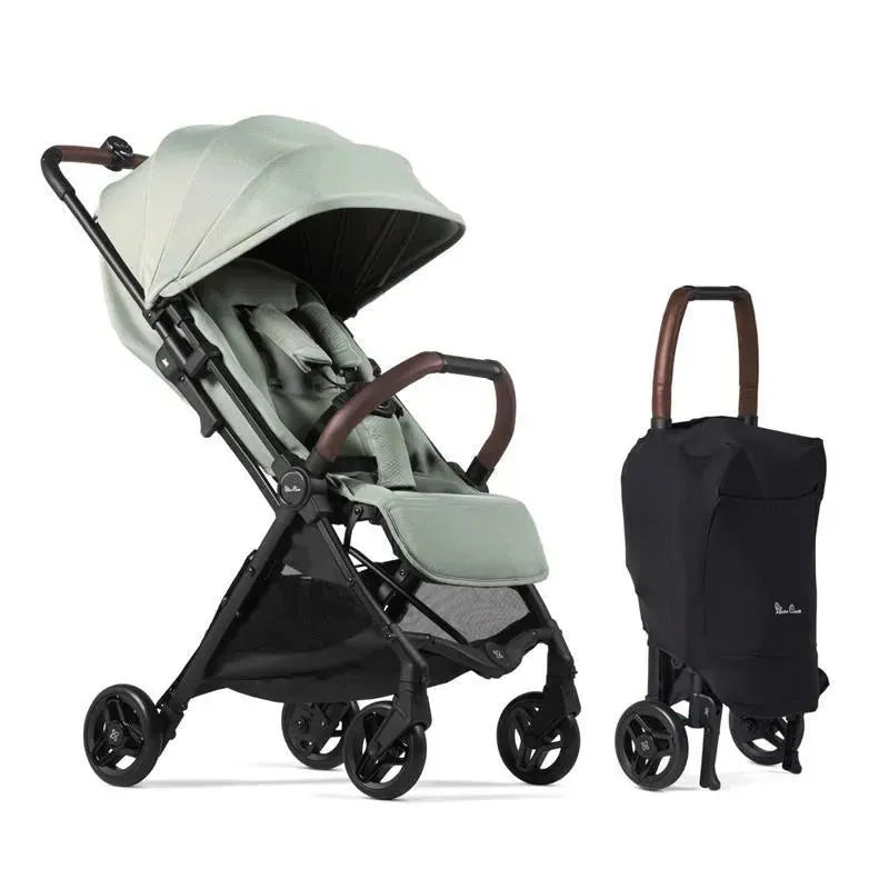Silver Cross - Jet 5 Lightweight Stroller, Sage Green