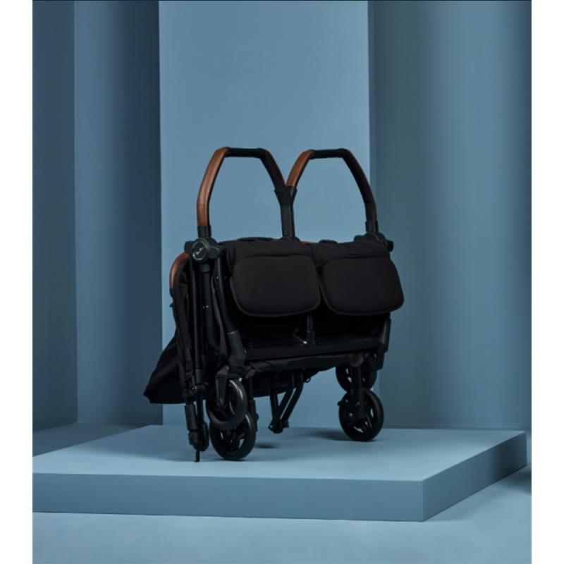 Silver Cross - Jet Lightweight Double Stroller + Essentials Bundle, Black
