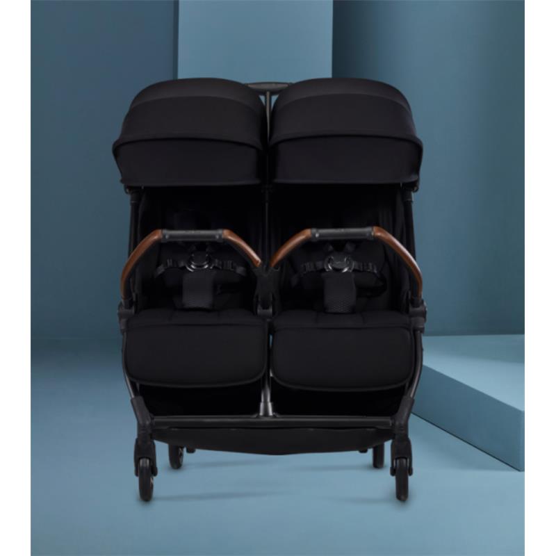 Silver Cross - Jet Lightweight Double Stroller + Essentials Bundle, Black
