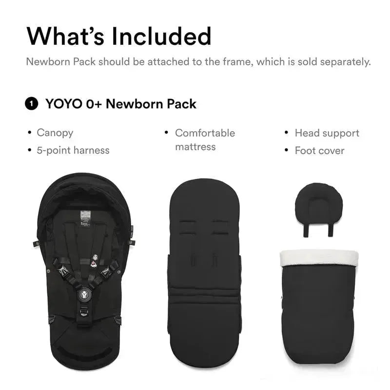 Stokke - Yoyo 0+ Newborn Pack, Black