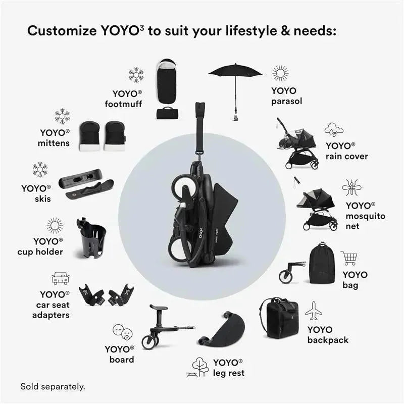 Stokke - Yoyo 0+ Newborn Pack, Black