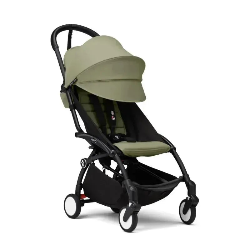 Stokke - Yoyo³ Stroller Black Bundle 6+, Olive