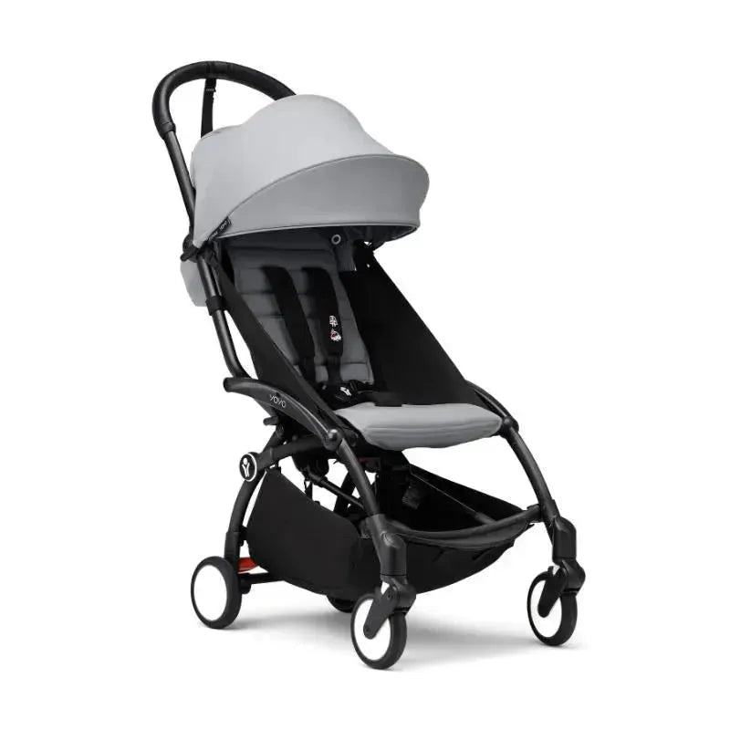 Stokke - Yoyo³ Stroller Black Bundle 6+, Stone