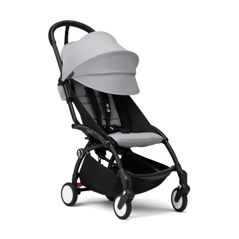 Stokke - Yoyo³ Stroller Black Bundle 6+, Stone