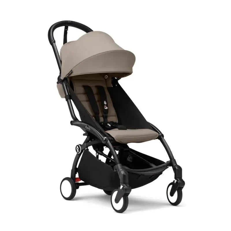 Stokke - Yoyo³ Stroller Black Bundle 6+ | Taupe