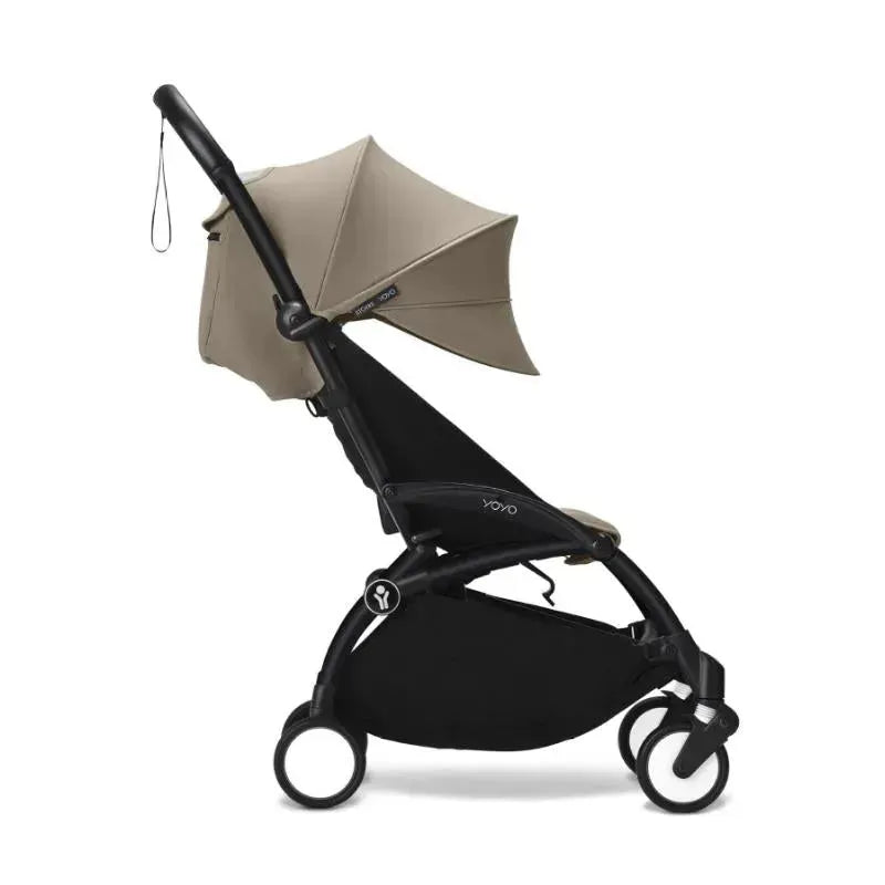 Stokke - Yoyo³ Stroller Black Bundle 6+ | Taupe