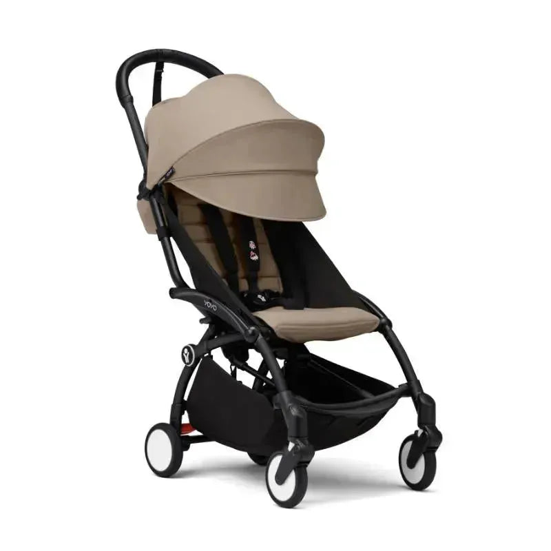 Stokke - Yoyo³ Stroller Black Bundle 6+ | Taupe