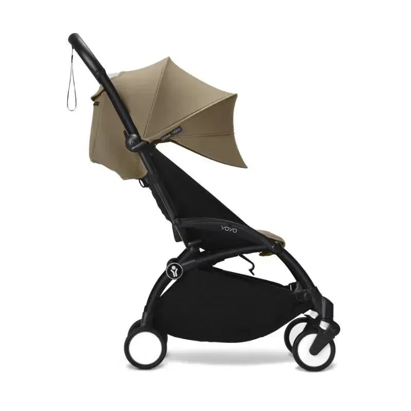 Stokke - Yoyo³ Stroller Black Bundle 6M+, Toffee