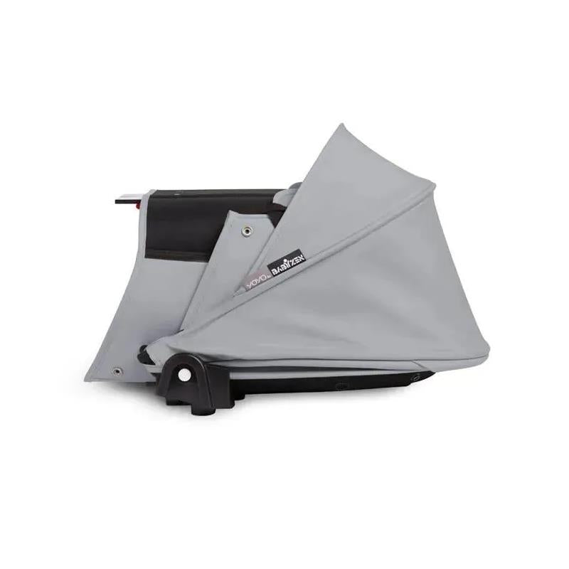 Stokke - Yoyo³ Stroller Bundle, Black And White Frame | Stone 6+ Color Pack | Stone Bassinet