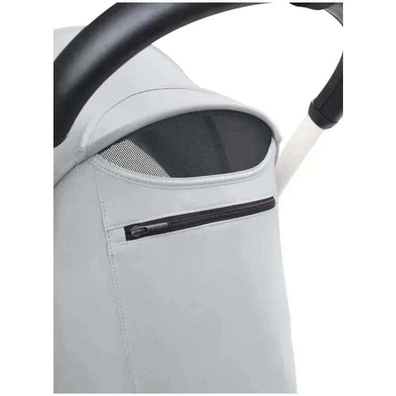 Stokke - Yoyo³ Stroller Bundle, Black And White Frame | Stone 6+ Color Pack | Stone Bassinet