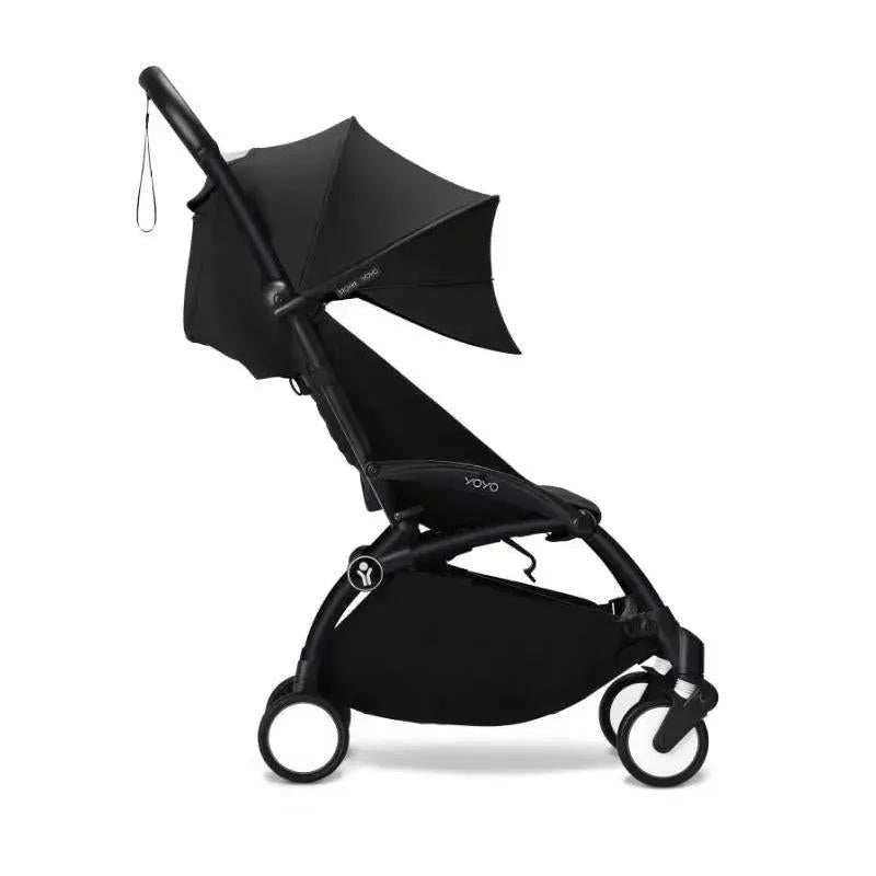 Stokke - Yoyo³ Stroller Bundle, Black Frame | Black 6+ Color Pack | Black Newborn Pack