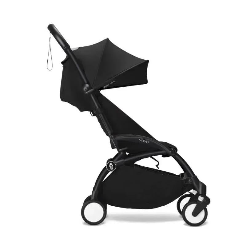 Stokke - Yoyo³ Stroller Bundle, Black Frame | Black 6+ Color Pack | Black Newborn Pack