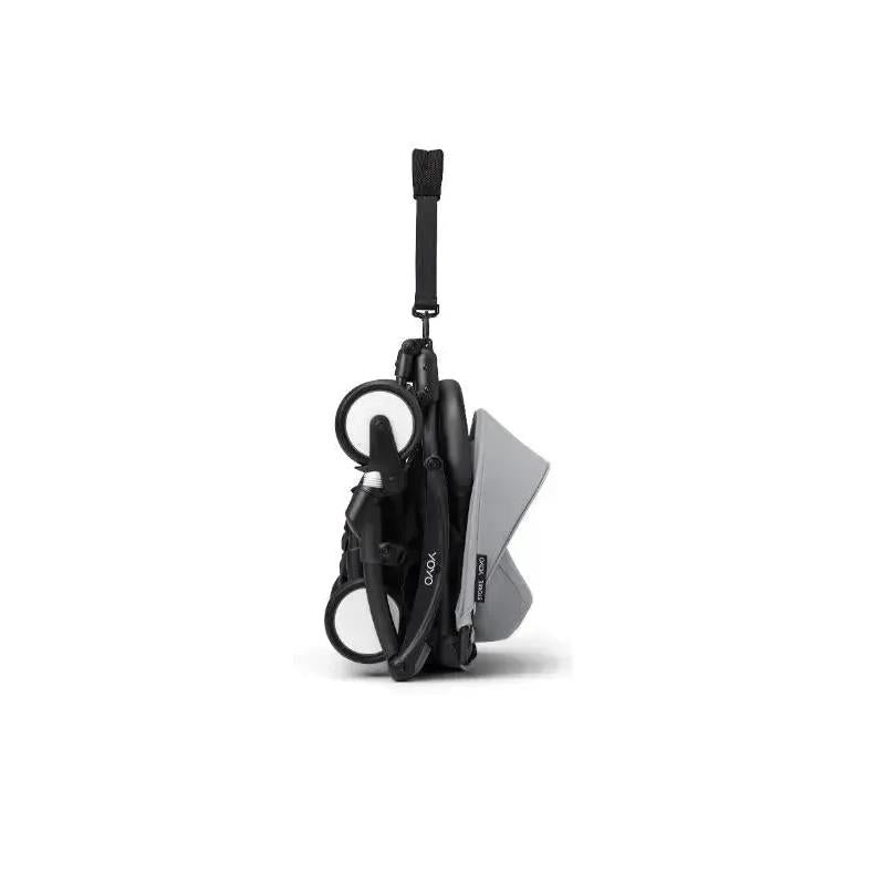Stokke - Yoyo³ Stroller Bundle, Black Frame | Stone 6+ Color Pack | Stone Bassinet