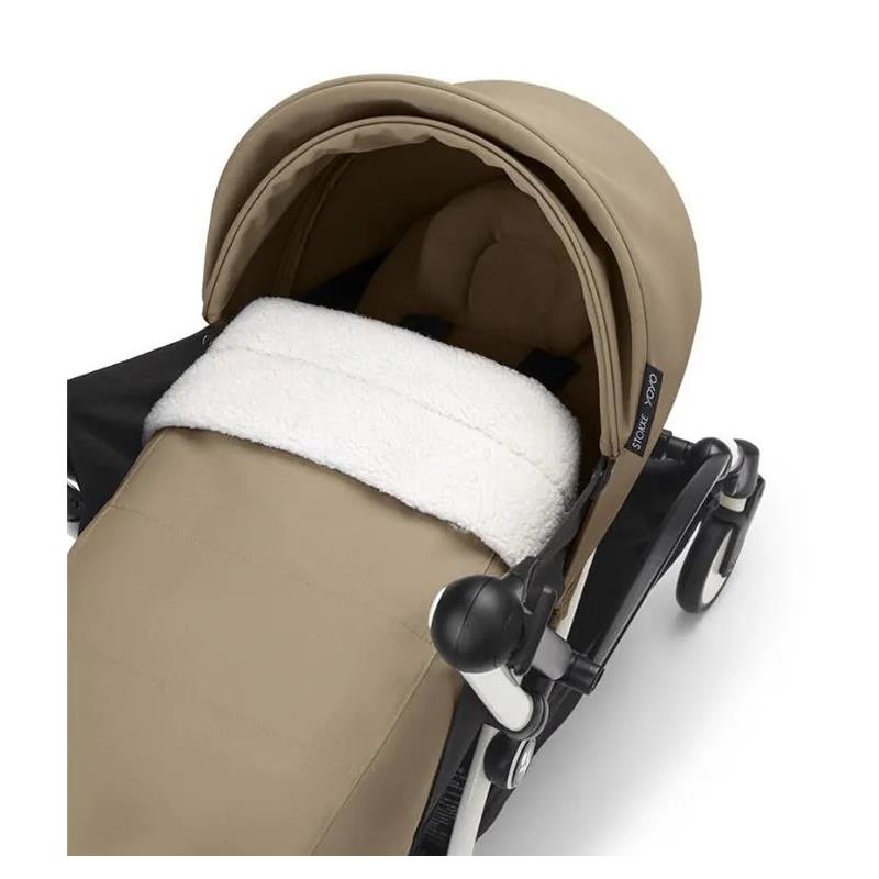 Stokke - Yoyo³ Stroller Bundle, Black Frame | Toffee 6+ Color Pack | Toffee Newborn Pack