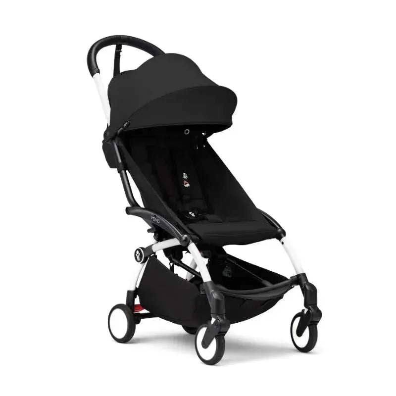 Stokke - Yoyo³ Stroller White Bundle 6+, Black