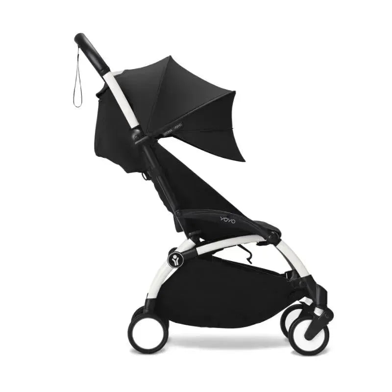 Stokke - Yoyo³ Stroller White Bundle 6+, Black