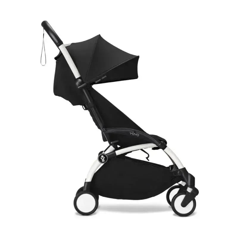 Stokke - Yoyo³ Stroller White Bundle 6+, Black