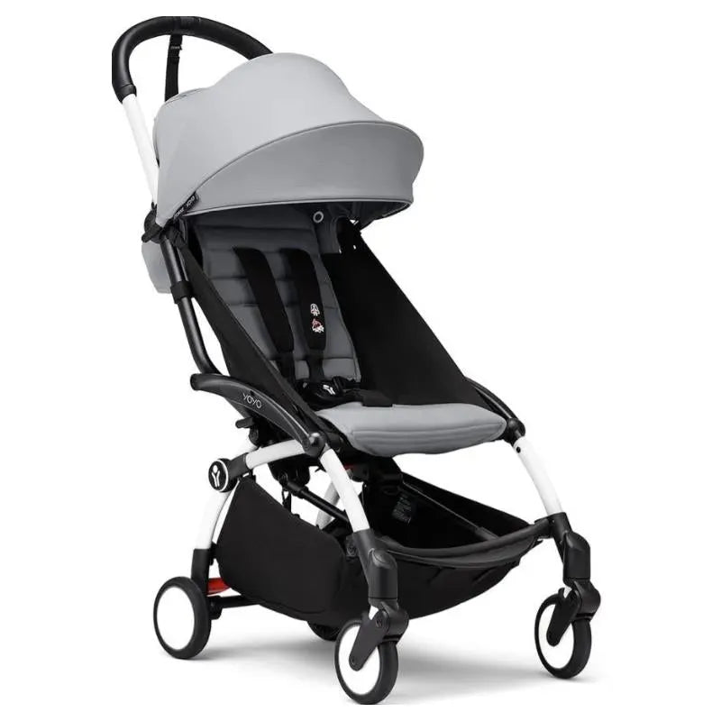 Stokke - Yoyo³ Stroller White Bundle 6+, Stone