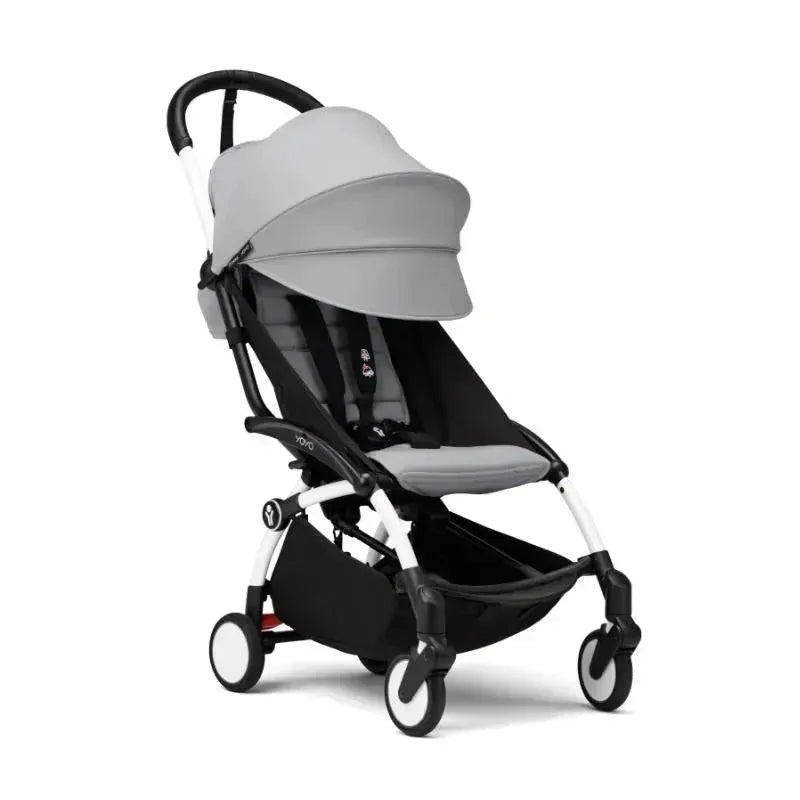 Stokke - Yoyo³ Stroller White Bundle 6+, Stone