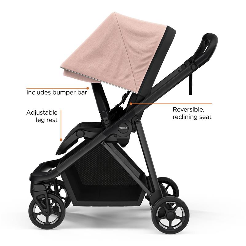 Thule - Shine Baby Stroller, Misty Rose