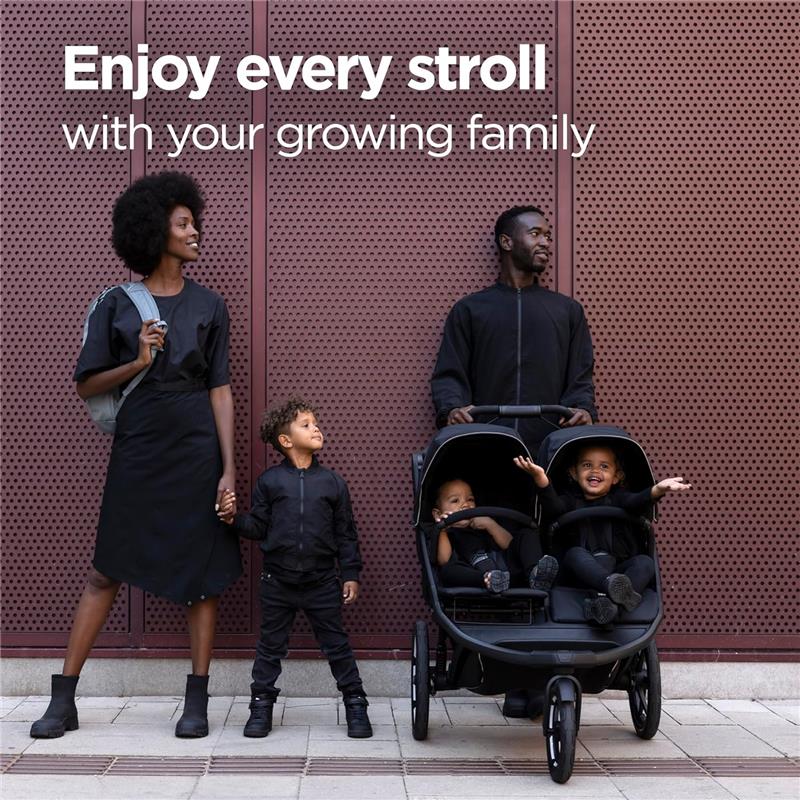 Thule - Urban Glide 3 Double Child All-Terrain Stroller, Black