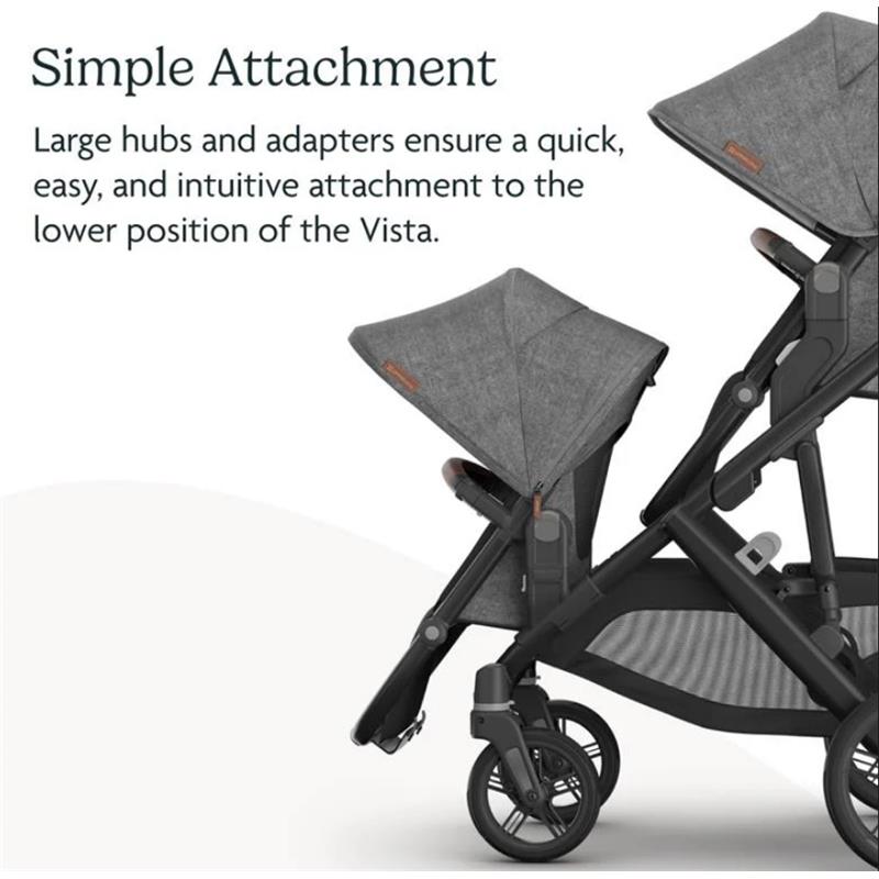 Uppababy - Callum Vista V3 Stroller | Callum Rumbleseat | Upper Adapters