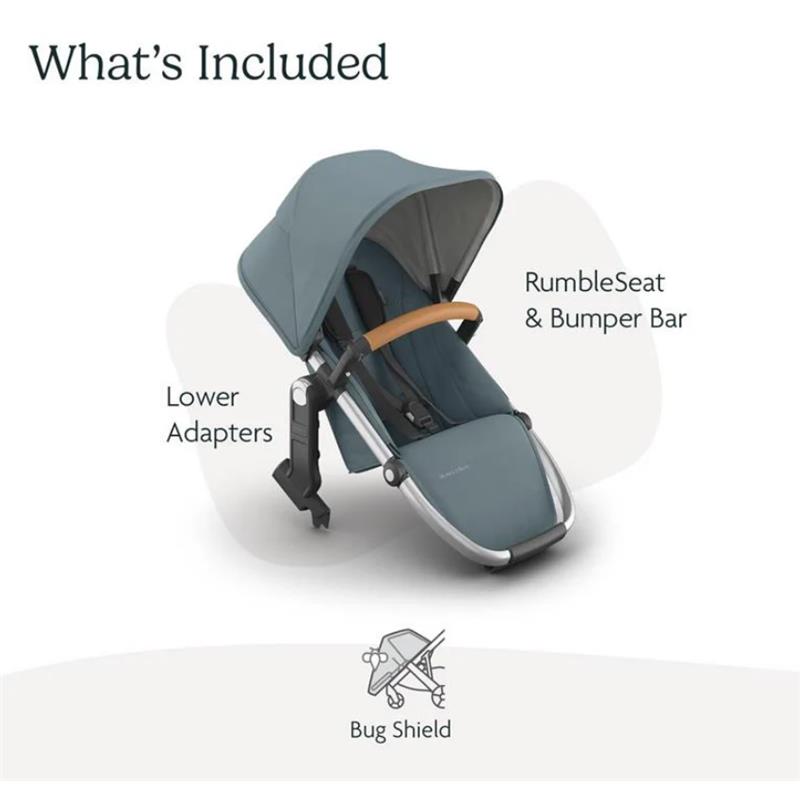 Uppababy - Callum Vista V3 Stroller | Callum Rumbleseat | Upper Adapters