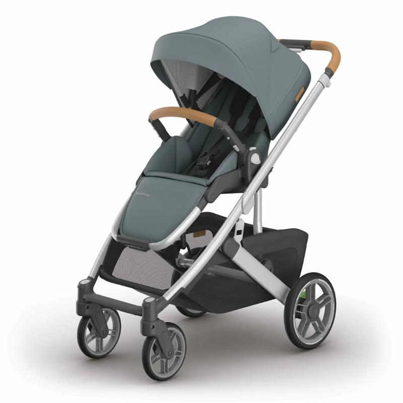 Uppababy - Cruz V3 Stroller Callum (Stone Blue/Silver Frame/Sand Leather)