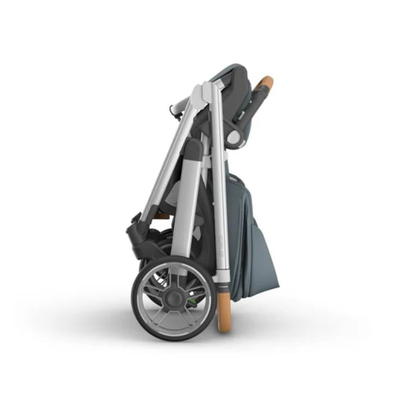 Uppababy - Cruz V3 Stroller Callum (Stone Blue/Silver Frame/Sand Leather)