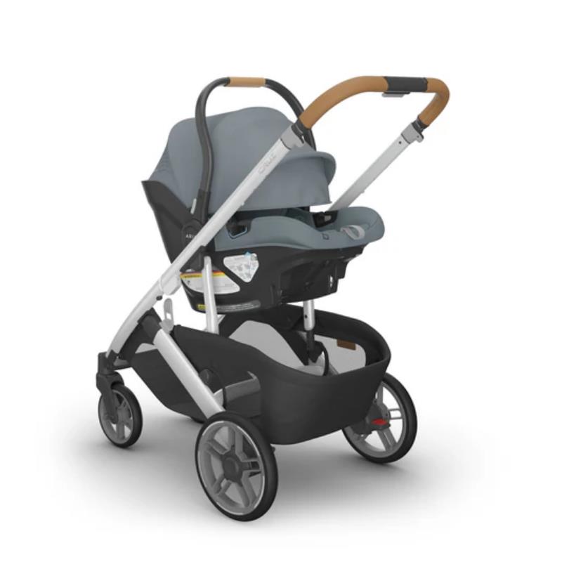 Uppababy - Cruz V3 Stroller Callum (Stone Blue/Silver Frame/Sand Leather)