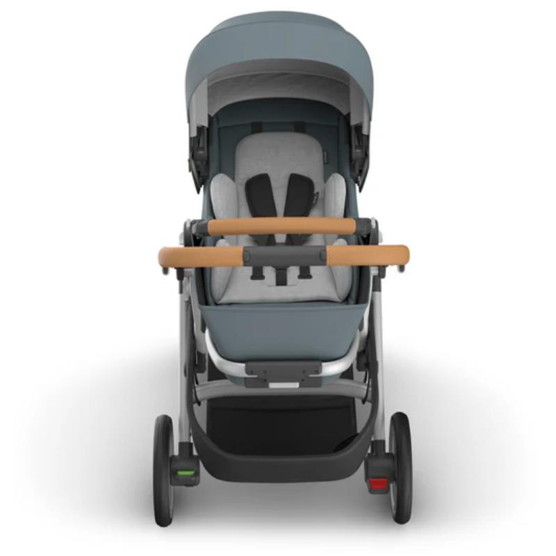 Uppababy - Cruz V3 Stroller Callum (Stone Blue/Silver Frame/Sand Leather)