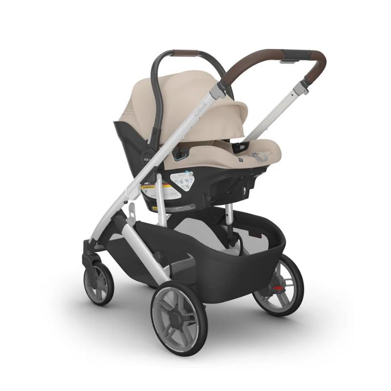 Uppababy - Cruz V3 Stroller Declan (Oat Mélange/Silver Frame/Chestnut Leather)