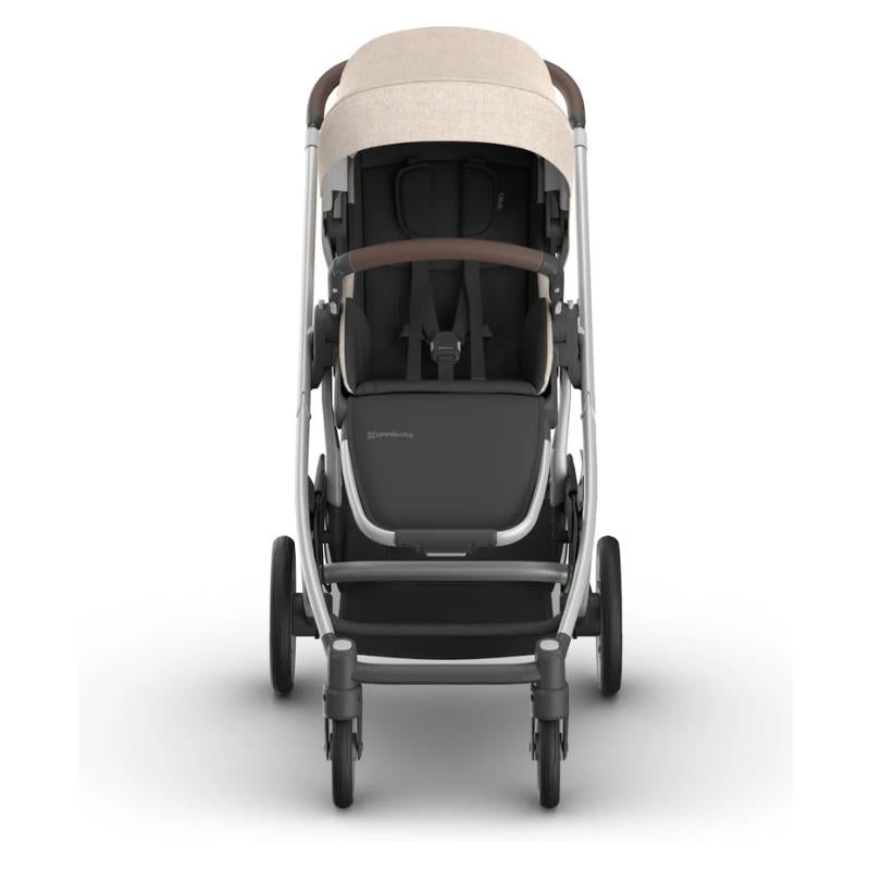 Uppababy - Cruz V3 Stroller Declan (Oat Mélange/Silver Frame/Chestnut Leather)