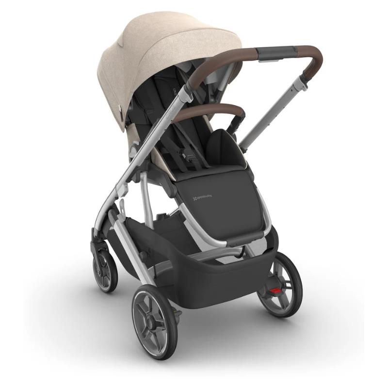 Uppababy - Cruz V3 Stroller Declan (Oat Mélange/Silver Frame/Chestnut Leather)