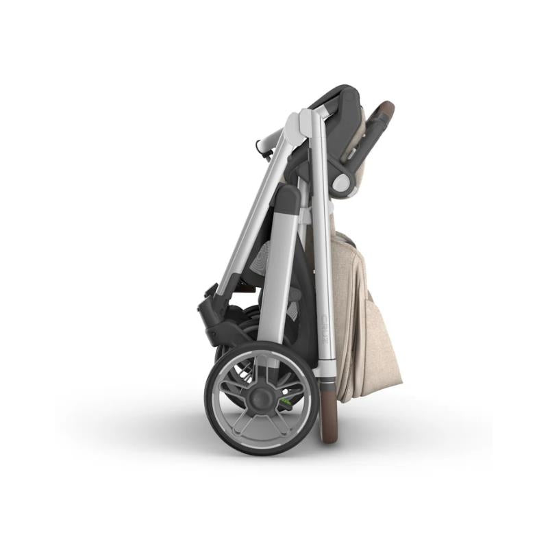 Uppababy - Cruz V3 Stroller Declan (Oat Mélange/Silver Frame/Chestnut Leather)